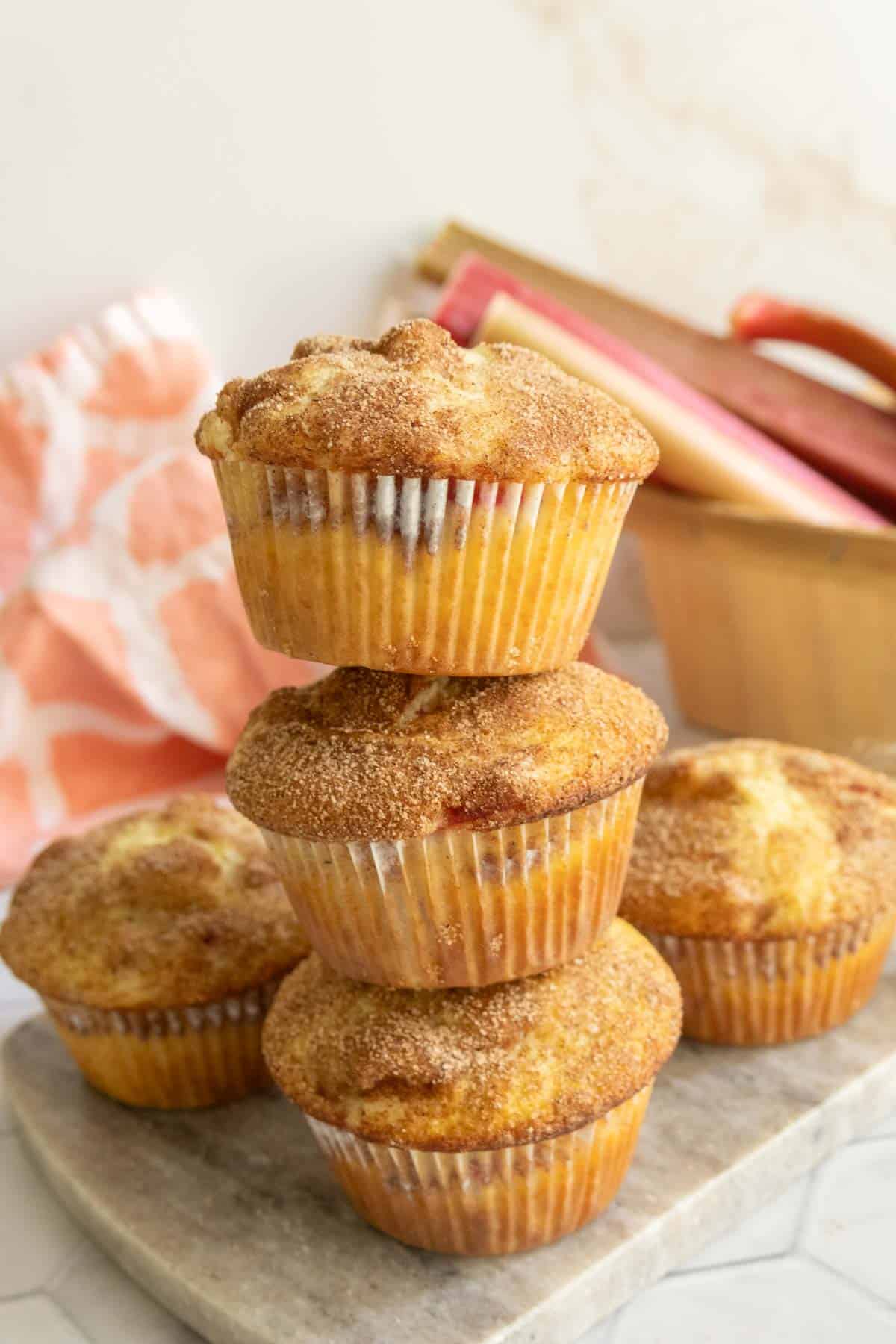 Rhubarb Muffins